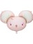 Pembe Fare Folyo Balon 68X59 cm 1