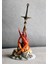 Dark Souls Bonfire Dark Souls Şenlik Ateşi Kılıçlı Dekoratif Masaüstü Obje 15CM 1