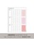 Tarihsiz Üç Aylık Duvar Takvimi Pembe Renk Üç Aylık Duvar Planlayıcısı 90 Günlük Takvim 90 Günlük Plan 50 x 70 cm 2