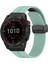 Garmin Fenix 7x / 6x / 5x 26MM Pc Konnektörlü Manyetik Toka Silikon Bant Izle (Yurt Dışından) 4