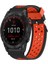 Huami Amazfit Falcon / Garmin Fenix 7/6/5 Çift Renkli Izleme Band Silikon Kayışı 22MM Pc Konnektörü ile (Yurt Dışından) 4