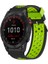 Huami Amazfit Falcon / Garmin Fenix 7/6/5 Çift Renkli Izleme Band Silikon Kayışı 22MM Pc Konnektörü ile (Yurt Dışından) 4