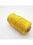 Sarı Renkte 3 mm Polyester Makrome Ipi (500 Gr. (+/- 25 Gr) Makaraya Sarılı Halde) 1