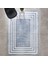 Sare By Frame Gray Yıkanabilir Kaymaz Taban 100X300 cm Salon Mutfak Halısı Yolluk Kilim 3