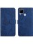 Realme C15/C12 Darbeye Deri Kılıf Çiçekler ve Kelebekler Pu Için Kılıf (Yurt Dışından) 1