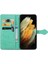 Samsung S21 Ultra Flip Kapak Için Kılıf Zarif Desen Deri Kılıf (Yurt Dışından) 5