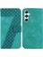 Samsung Galaxy S24 5g Için Kılıf Cüzdan Pu Deri Flip Folio Kapak Kabartmalı (Yurt Dışından) 1