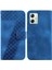 Motorola Moto G54 5g Pu Deri Kabartmalı Desen Flip Folio Kapak (Yurt Dışından) 1