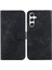 Galaxy S24 5g Için Kılıf Cüzdan Pu Deri Flip Folio Kapak Kabartmalı (Yurt Dışından) 1