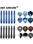 41MM Miller 6 Adet Stil Fox Gülen Alüminyum Dart Milleri ve Dart Uçuşları Seti Dardos Tüy Yaprakları Dart Tahtası Oyunları Için Dart Aksesuarları Seti (Yurt Dışından) 2