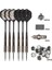 No.5 Takım 24G Stili Okaliptüs Sporları 26G Çelik Uçlu Dart 6 Parçalı Set 6 Alüminyum Şaft, 6 Naylon Yedek Şaft, 1 Dart Taşlama Taşı, 1 Mul Içerir (Yurt Dışından) 3