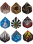 TSOD05-L12 Stili Dart Aksesuarları Reflektif Baskı Lazer Dart Kanat Dart Avcılık Uçuşları Pvc Güzel Dart Uçuş Setleri (Yurt Dışından) 3