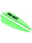 Yeşil Stil Ok Tüyü Plastik Minibüsler Kuş Tüyü 4.8cm Ok Okçuluk Dıy Fletching Ok Kanatları Ok Aksesuarı (Yurt Dışından) 1