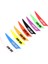 Yeşil Stil Ok Tüyü Plastik Minibüsler Kuş Tüyü 4.8cm Ok Okçuluk Dıy Fletching Ok Kanatları Ok Aksesuarı (Yurt Dışından) 5