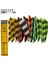 Yeşil Stil Hi-Q 2 Inç Doğal Hindi Tüyleri Kalkan Kesim Okçuluk Fletches 2'' Tüy Ok Fletching-Çizgili (Yurt Dışından) 3