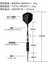 3 Adet Dart Uçuş Seti Tungsten 24G Çelik Ipuçları Dart Tahtası Için Gram Profesyonel Aksesuarlar Kapalı Spor Oyunu (Yurt Dışından) 2