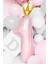 Taçlı 1 Rakam Folyo Balon 1 Yaş Balonu Gold Taçlı Pembe 90CM 2