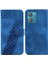 Motorola Kenar 40 Neo Kabartmalı Desen Pu Deri Flip Folio Kapak (Yurt Dışından) 1