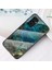 Samsung Galaxy A34 Için 5g Mermer Desen Baskı Temperli Cam+Pc+Tpu Telefon Kılıfı Önleme Önleyici Arka Kapak Emerald Mermer (Yurt Dışından) 2