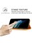 Samsung Galaxy A23 4G/A23 5g (Global Versiyon) Cüzdan Folio Kapak Pu Deri Derisi Derek Renk Dokulu Stand Telefon Kılıfı Strap-Sarı (Yurt Dışından) 2