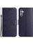 Samsung Galaxy S23 Fe Pu Deri Deri Cellet Telefon Kasası Keleflik Çiçeği Baskılı Stand Kapak-Dark Mor (Yurt Dışından) 1