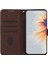 Samsung Galaxy A33 5g Çizelge Anti-Çizelge Cüzdanı Pu Deri Baskılı Desen Kapak Telefon Standı Case-Coffee Için YX003 (Yurt Dışından) 2
