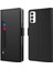 Samsung Galaxy Için F54 5G/M54 5g Cep Telefon Kılıfı Ayna Kartı Tutucu Pu Deri Kabuk Stand Kapak Black (Yurt Dışından) 1