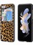 Samsung Galaxy Z Flip5 5g Leopar Desen Telefon Kılıfı Pu Deri+Pc Geri Kabuk-Gold (Yurt Dışından) 1