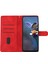 Samsung Galaxy A14 5g Çiçek Baskılı Telefon Kılıfı Deri Cüzdan Flip Stand Kapak Kırmızı (Yurt Dışından) 2