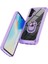 Samsung Galaxy A14 5g Elektroklokal Koruyucu Arka Kılıf Pc+Tpu Metal Ring Kickstand-Morple ile Şok Geçirmez Kapak (Yurt Dışından) 2
