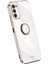 Samsung Galaxy A03S Için Xinli (164.2 x 75.9 x 9.1mm) Kıvrık Anti-Cratch Telefon Kapak Yüzüğü Kickstand Elektrapan Tpu Hafif Telefon Vaka-Beyaz (Yurt Dışından) 1