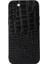 Samsung Galaxy S23 Için Shock Anti-Shock Timsah Doku Telefon Kılıfı Orijinal Cowhide Deri Kaplamalı Pc+Tpu Çizilmeye Dayanıklı Cep Telefonu Kapak Black (Yurt Dışından) 1