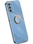 Samsung Galaxy A03S Için Xinli (164.2 x 75.9 x 9.1mm) Çizgiye Dönüş Anti Telefon Kapak Yüzüğü Kickstand Elektrapan Tpu Hafif Silinli Telefon Kılıf Mavisi (Yurt Dışından) 1
