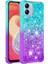 Samsung Galaxy A04E Için 4G/F04 4G/M04 4g Damla Geçirmez Tpu Telefon Geri Kapak Gradyan ve Sıvı Akış Sıvı Farklı Telefon Case Sky Mavi/mor (Yurt Dışından) 1
