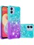 Samsung Galaxy A04E Için 4G/F04 4G/M04 4g Damla Geçirmez Tpu Telefon Geri Kapak Gradyan ve Sıvı Akış Sıvı Farklı Telefon Case Sky Mavi/mor (Yurt Dışından) 2