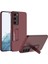 Samsung Galaxy S23 Için Gkk+ Kickstand-Red ile Ultra Ince Sert Pc Kılıfı (Yurt Dışından) 1