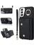 Samsung Galaxy S21+ 5g Fermuar Cüzdan Yüzük Kickstand Case Pu Deri Kaplamalı Tpu Telefon Kapak Black (Yurt Dışından) 1