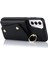 Samsung Galaxy S21+ 5g Fermuar Cüzdan Yüzük Kickstand Case Pu Deri Kaplamalı Tpu Telefon Kapak Black (Yurt Dışından) 2