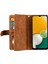 Samsung Galaxy A25 5g Telefon Kılıfı 9 Kart Yuvaları Koruyucu Kapak Zipper Cep Pu Deri Telefon Kablosu Brown (Yurt Dışından) 2