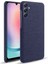 Samsung Galaxy A24 4g/5g Cep Telefonu Kılıfı Kumaş+Sert Pc Şok Geçirmez Slip Slip Slip Fone Cover-Blue (Yurt Dışından) 1