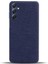 Samsung Galaxy A24 4g/5g Cep Telefonu Kılıfı Kumaş+Sert Pc Şok Geçirmez Slip Slip Slip Fone Cover-Blue (Yurt Dışından) 2
