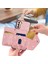 Samsung Galaxy S23 Için+ Kickstand Card Tutucu Glitter Telefon Kılıfı Deri Kaplamalı Tpu Kapak Omuz Kayışı Pembe (Yurt Dışından) 2