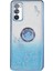 Samsung Galaxy S20 Fe/fe 5g/fe 2022/S20 Lite Rhinestone Kickstand Telefon Kılıfı Çiçek Deseni Gritter Tpu Kapak-Blue (Yurt Dışından) 1