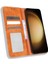 Samsung Galaxy S23+, Retro Doku Flip Deri Cüzdan Koruyucu Telefon Kapak Brown Için Telefon Kapağı (Yurt Dışından) 2