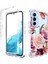 Samsung Galaxy A54 5g Pc Frame+Tpu Şeffaf Kılıf Desen Baskı Damla Geçirmez Kapak-Moral Çiçek (Yurt Dışından) 1