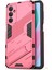 Samsung Galaxy M54 5G/F54 5g Şok Geçirmez Arka Kapak Sert Pc+Kickstand-Rose ile Esnek Tpu Kılıf (Yurt Dışından) 1