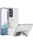 Samsung Galaxy S23 Için Gkk+ Kickstand-Silver ile Ultra Ince Sert Pc Kılıfı (Yurt Dışından) 1