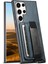 Samsung Galaxy S23 Ultra Kart Tutucu Telefon Kapağı Deri Kaplamalı Pc+Tpu Kickstand Case ile El Kayış Mavisi ile Suteni H13 (Yurt Dışından) 1