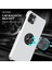 Samsung Galaxy A04 4g (164.4 x 76.3 x 9.1 Mm) Döner Yüzük Kickstand Telefon Kasası Sert Pc+Yumuşak Tpu Anti-Drop Cover Cover-Silver (Yurt Dışından) 2