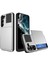 Samsung Galaxy S23 Için Cep Telefonu Kılıfı, Sürgülü Kart Tutucu Pc+Tpu Anti-Drop Cover-Silver (Yurt Dışından) 1